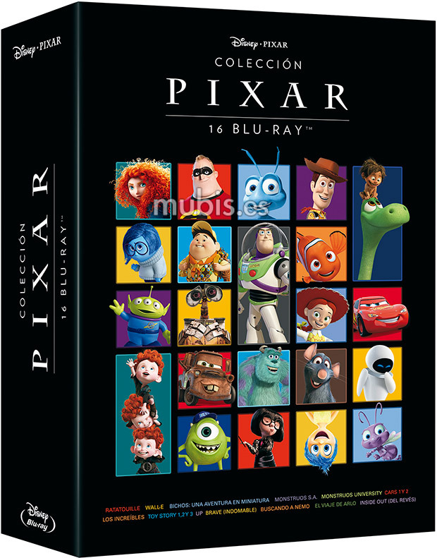 carátula Colección Pixar (16 Películas) Blu-ray 1