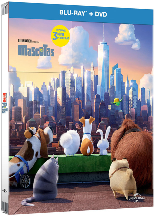 carátula Mascotas - Edición Metálica Blu-ray 1