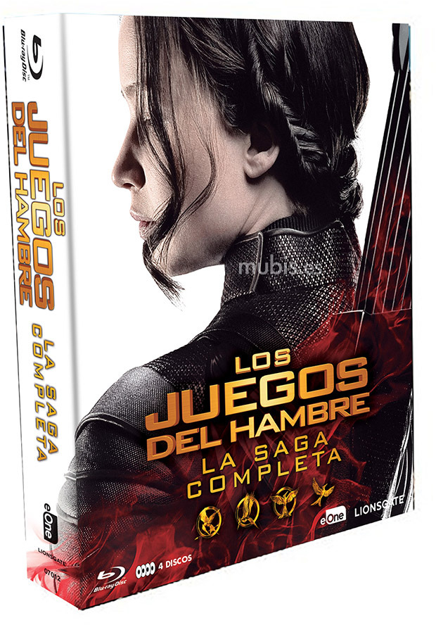 carátula Los Juegos del Hambre - La Saga Completa (Digipak) Blu-ray 1