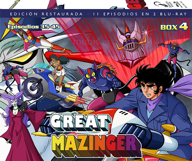 carátula Great Mazinger - Box 4 Blu-ray 1