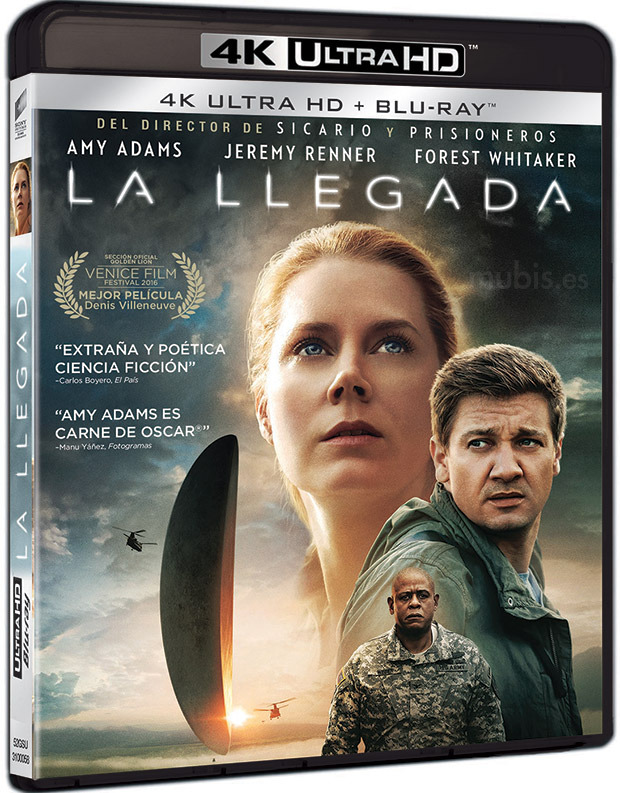 carátula La Llegada Ultra HD Blu-ray 1