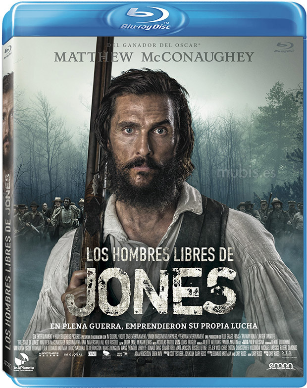 carátula Los Hombres Libres de Jones Blu-ray 1