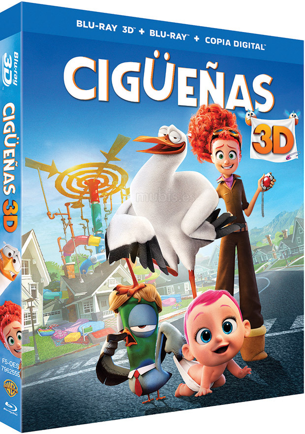 carátula Cigüeñas Blu-ray 3D 1