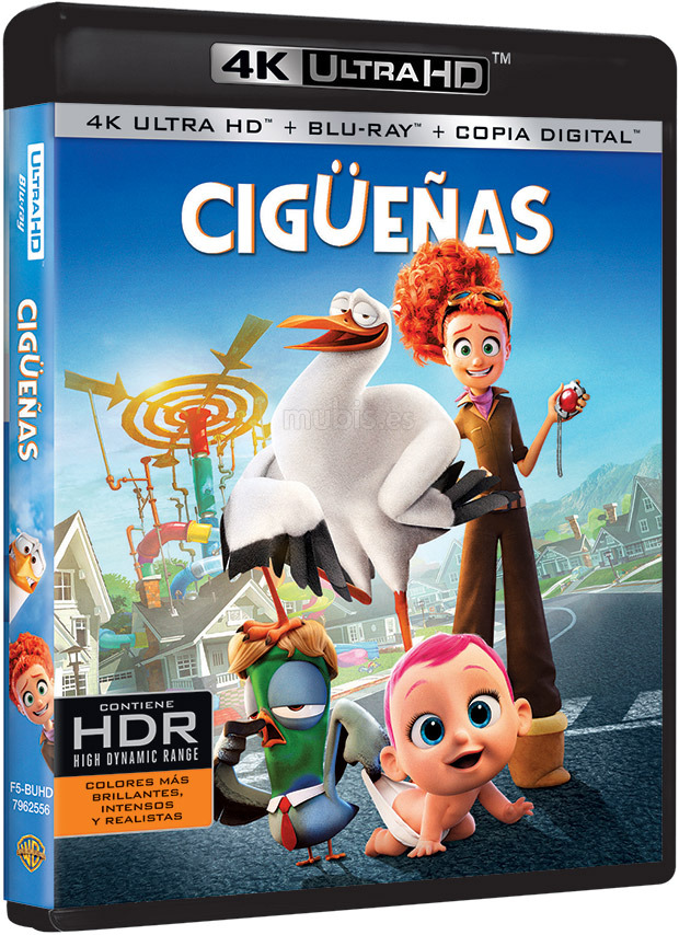 carátula Cigüeñas Ultra HD Blu-ray 1