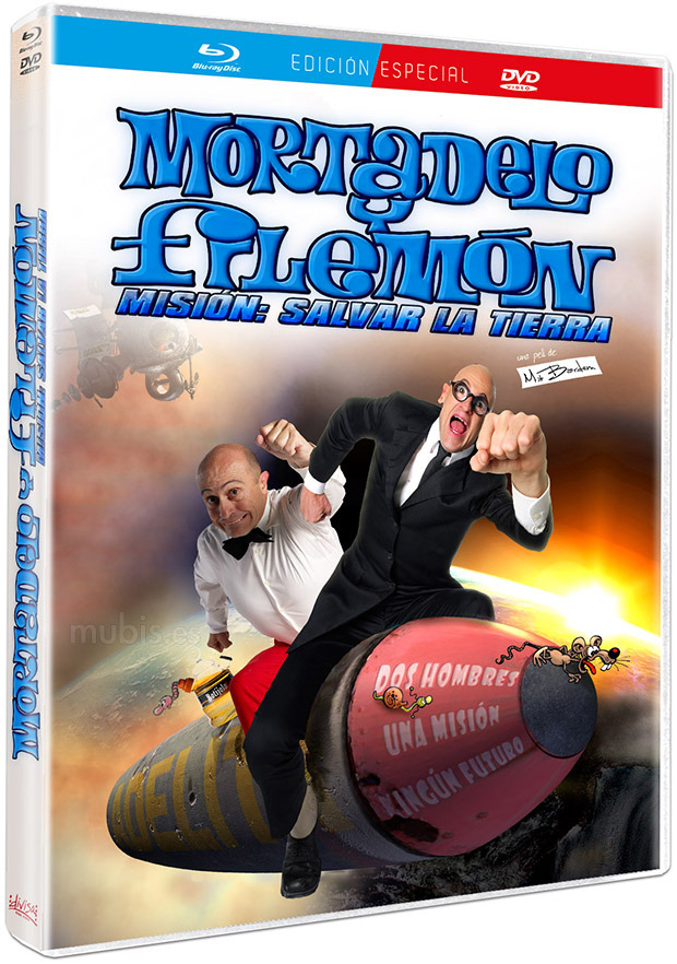 carátula Mortadelo y Filemón: Misión Salvar la Tierra - Edición Especial Blu-ray 1