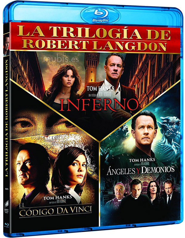 carátula La Trilogía de Robert Langdon Blu-ray 1