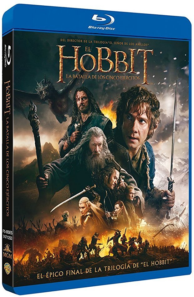 carátula El Hobbit: La Batalla de los Cinco Ejércitos Blu-ray 1