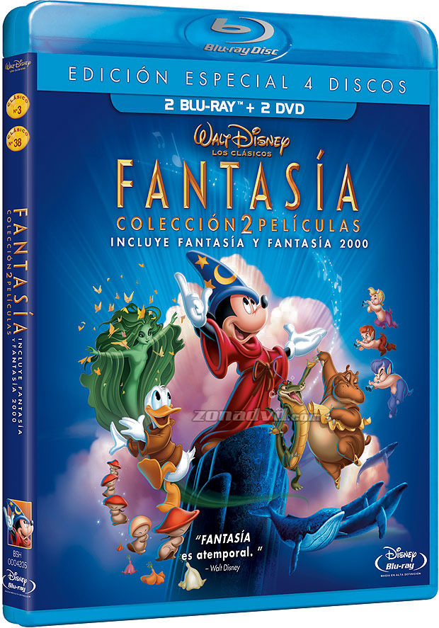 carátula Fantasía + Fantasía 2000 (Pack) Blu-ray 1