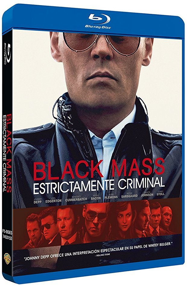 carátula Black Mass. Estrictamente Criminal Blu-ray 1