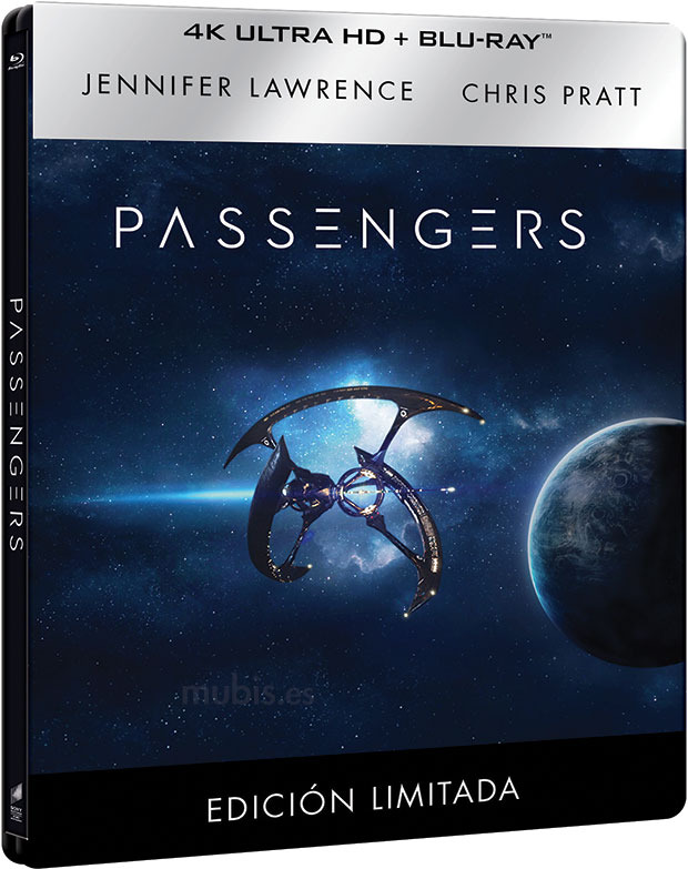 carátula Passengers - Edición Metálica Ultra HD Blu-ray 1