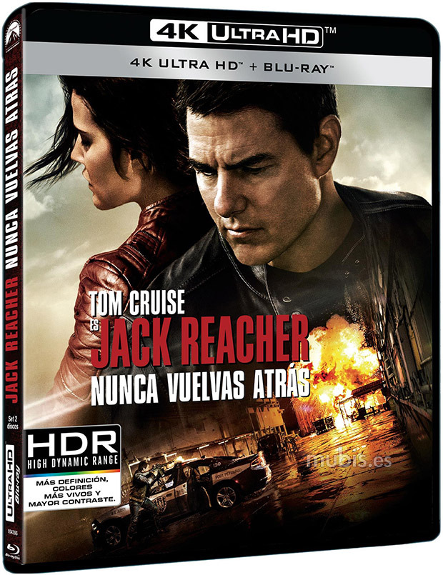 carátula Jack Reacher: Nunca Vuelvas Atrás Ultra HD Blu-ray 1