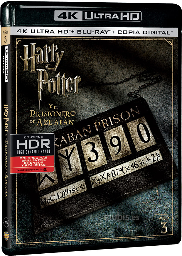 carátula Harry Potter y el Prisionero de Azkaban Ultra HD Blu-ray 1