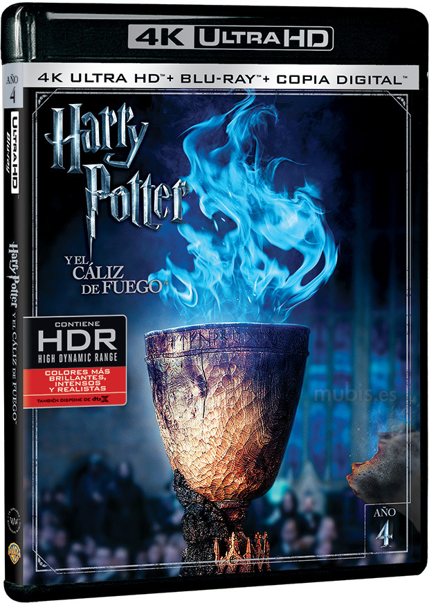 carátula Harry Potter y el Cáliz de Fuego Ultra HD Blu-ray 1