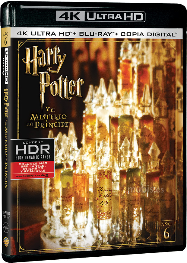 carátula Harry Potter y el Misterio del Príncipe Ultra HD Blu-ray 1