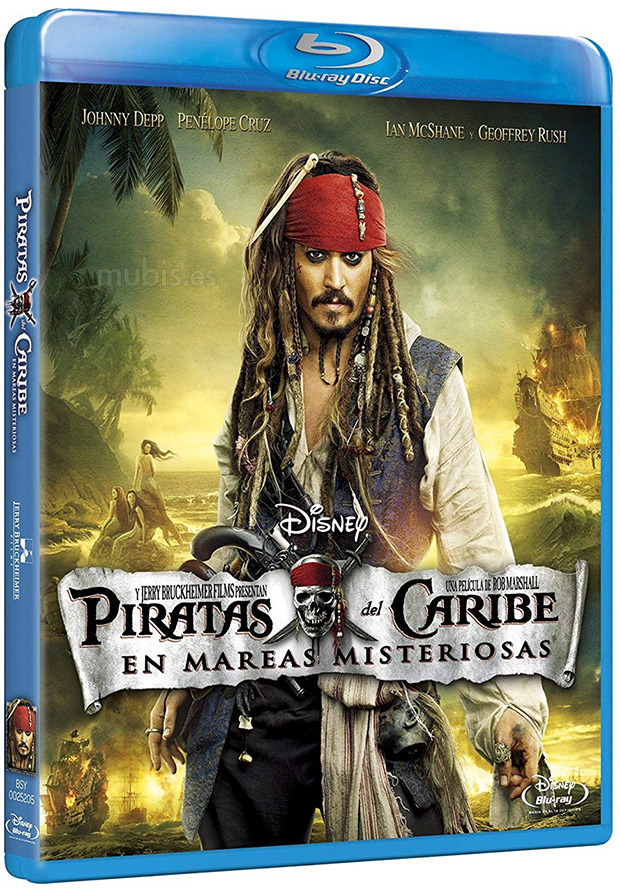 carátula Piratas del Caribe: En Mareas Misteriosas Blu-ray 2