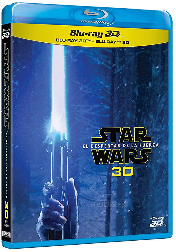 carátula Star Wars: El Despertar de la Fuerza Blu-ray 3D 1