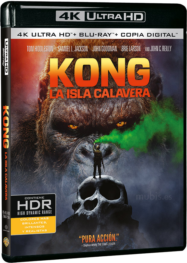 carátula Kong: La Isla Calavera Ultra HD Blu-ray 1