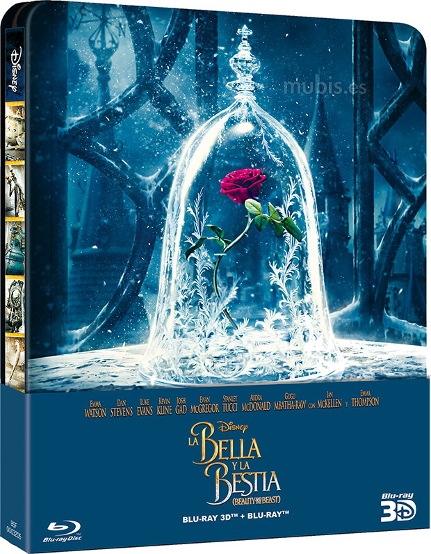 carátula La Bella y la Bestia - Edición Metálica Blu-ray 3D 1
