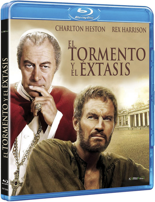 carátula El Tormento y el Éxtasis Blu-ray 2