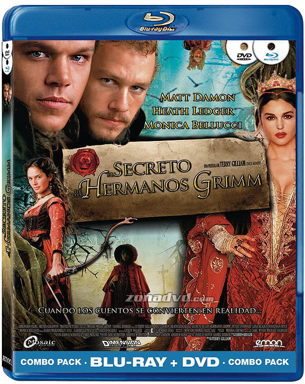 carátula El Secreto de los Hermanos Grimm (Combo Blu-ray + DVD) Blu-ray 1