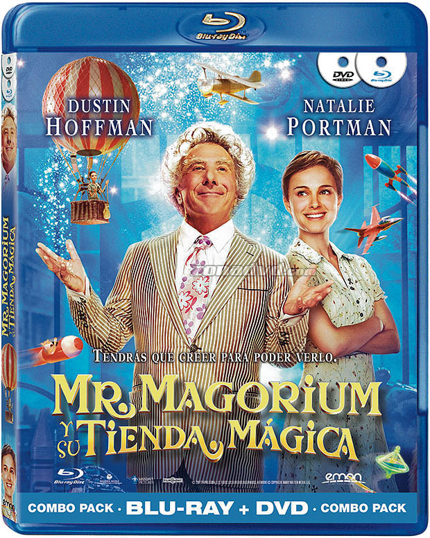 carátula Mr. Magorium y su Tienda Mágica (Combo Blu-ray + DVD) Blu-ray 1