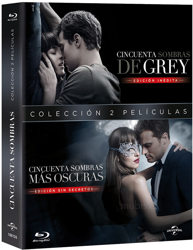 carátula Pack Cincuenta Sombras de Grey + Cincuenta Sombras más Oscuras Blu-ray 1