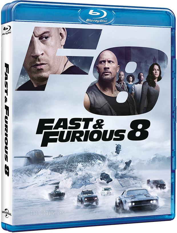carátula Fast & Furious 8 Blu-ray 1