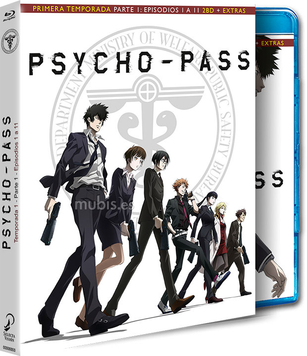 carátula Psycho-Pass – Temporada 1 Parte 1 Blu-ray 1