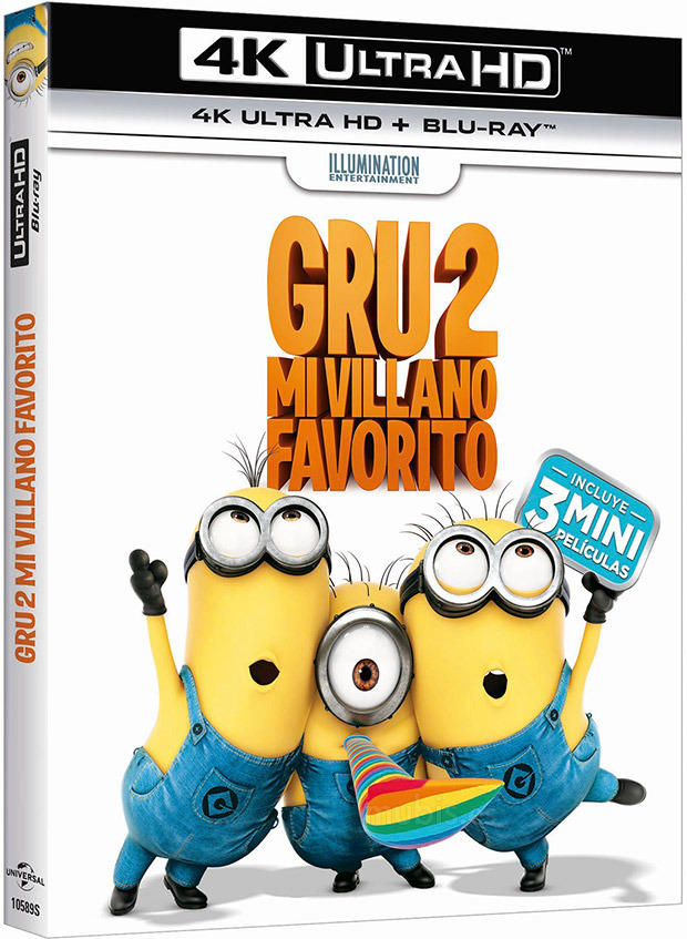 carátula Gru 2: Mi Villano Favorito Ultra HD Blu-ray 1