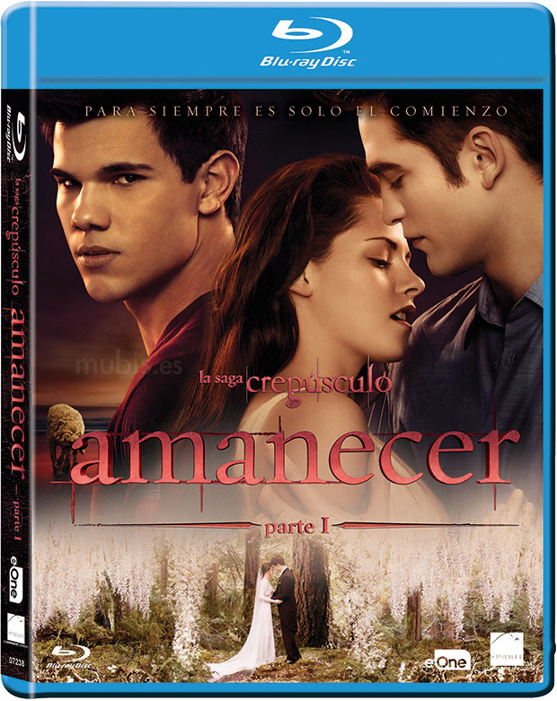 carátula Crepúsculo: Amanecer - Parte 1 - Edición Sencilla Blu-ray 1