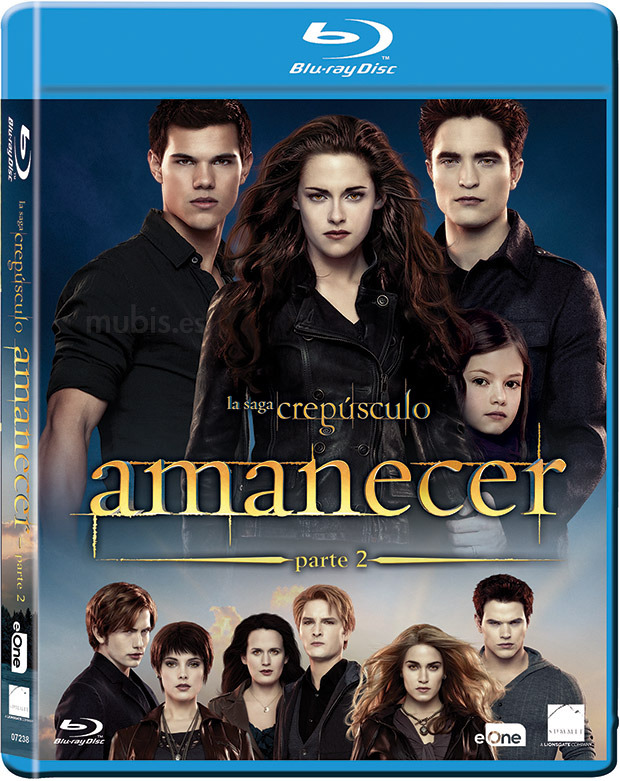 carátula Crepúsculo: Amanecer - Parte 2 - Edición Sencilla Blu-ray 1