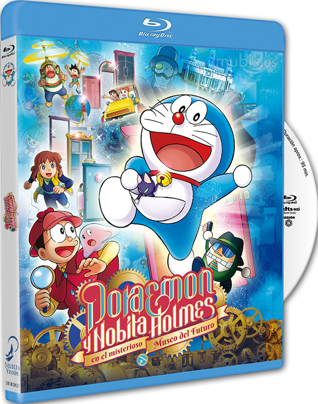 carátula Doraemon y Nobita Holmes en el Misterioso Museo del Futuro Blu-ray 1