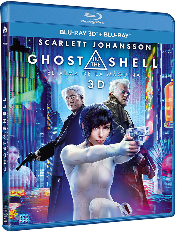 carátula Ghost in the Shell: El Alma de la Máquina Blu-ray 3D 1