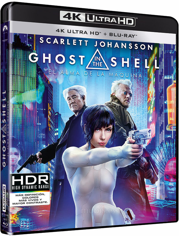 carátula Ghost in the Shell: El Alma de la Máquina Ultra HD Blu-ray 1
