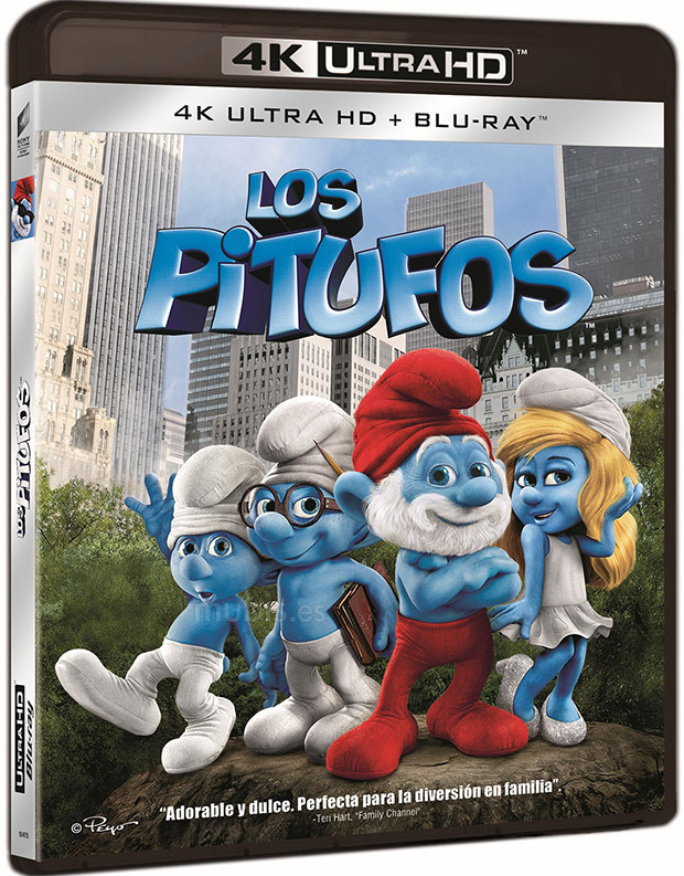 carátula Los Pitufos Ultra HD Blu-ray 1