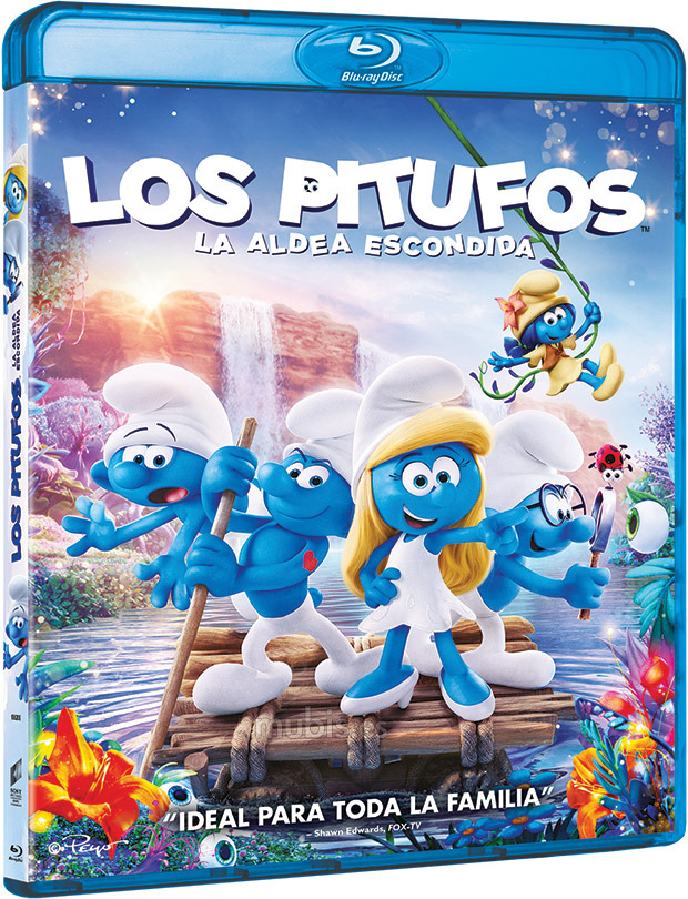 carátula Los Pitufos: La Aldea Escondida Blu-ray 1
