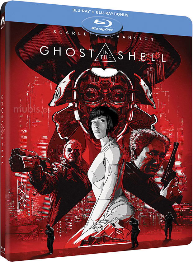 carátula Ghost in the Shell: El Alma de la Máquina - Edición Metálica Blu-ray 1