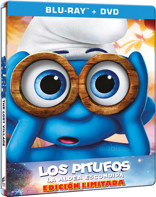 carátula Los Pitufos: La Aldea Escondida - Edición Metálica Blu-ray 1
