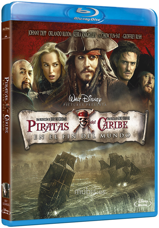 carátula Piratas del Caribe: En el Fin del Mundo Blu-ray 1