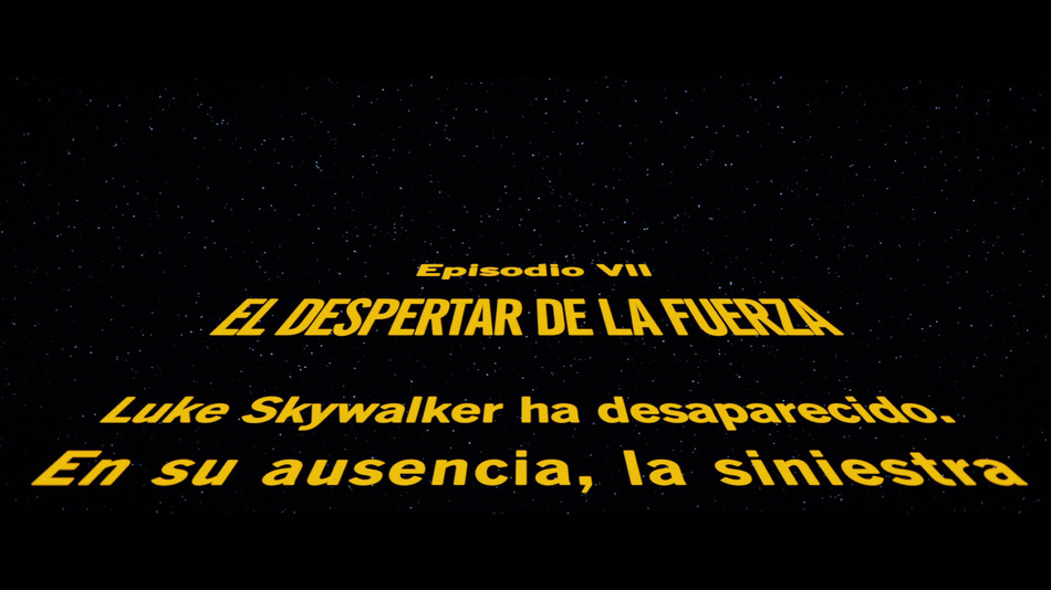 captura de imagen de Star Wars: El Despertar de la Fuerza Blu-ray - 1