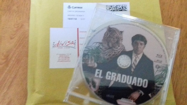 Otro disco de "El Graduado" recibido por aquí