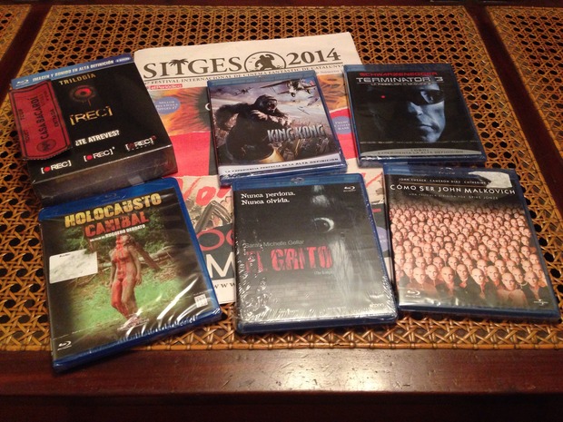 Blu-Ray discs comprados en Sitges Film Festival 2014 (1)