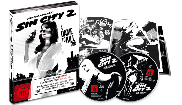 MediaBook de "Sin City: A Dame To Kill For" anunciado en Alemania.