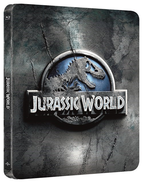 Diseño final para el steelbook de "Jurassic World" en UK.