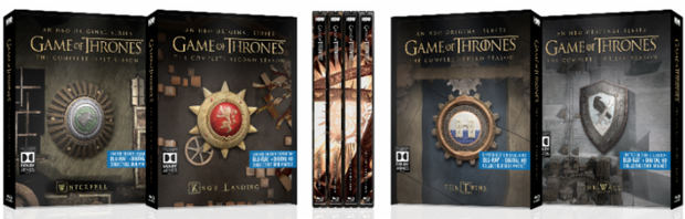 Nuevas ediciones en blu-ray de "Game Of Thrones", con sonido Dolby Atmos y en Steelbook; anunciado en USA.