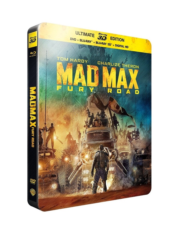 Desvelado el diseño del steelbook de "Mad Max: Fury Road" en Francia.