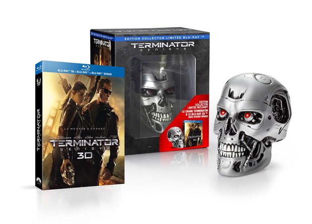 Edición coleccionista 'Endoskull' de "Terminator Genisys" anunciado en Francia.