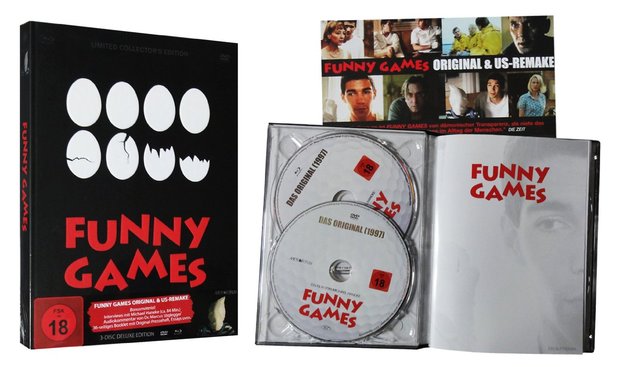 Edición limitada de "Funny Games" (1997 & 2007) de Michael Haneke anunciado en Alemania.