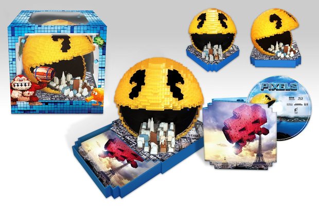 Edición limitada 'Pacman Cityscape' de "Pixels" anunciada en exclusiva en Alemania.