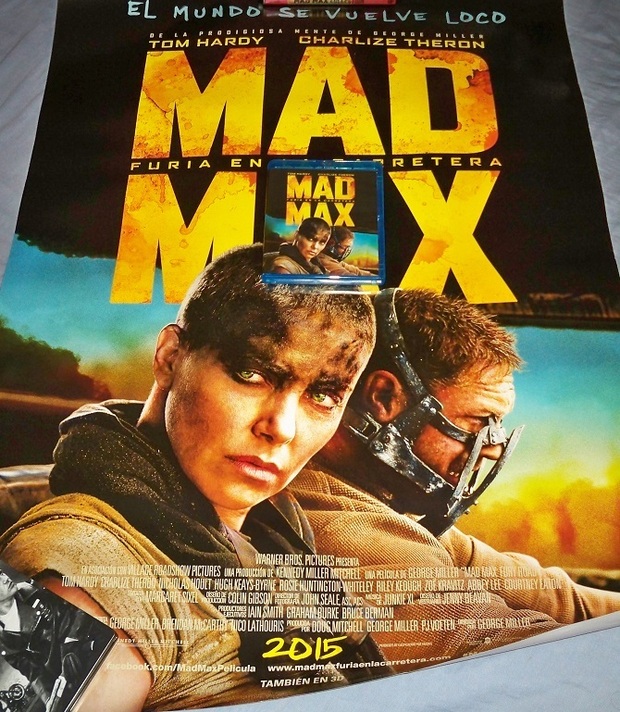 Póster de regalo al comprar "Mad Max: Furia en la carretera" en Game.